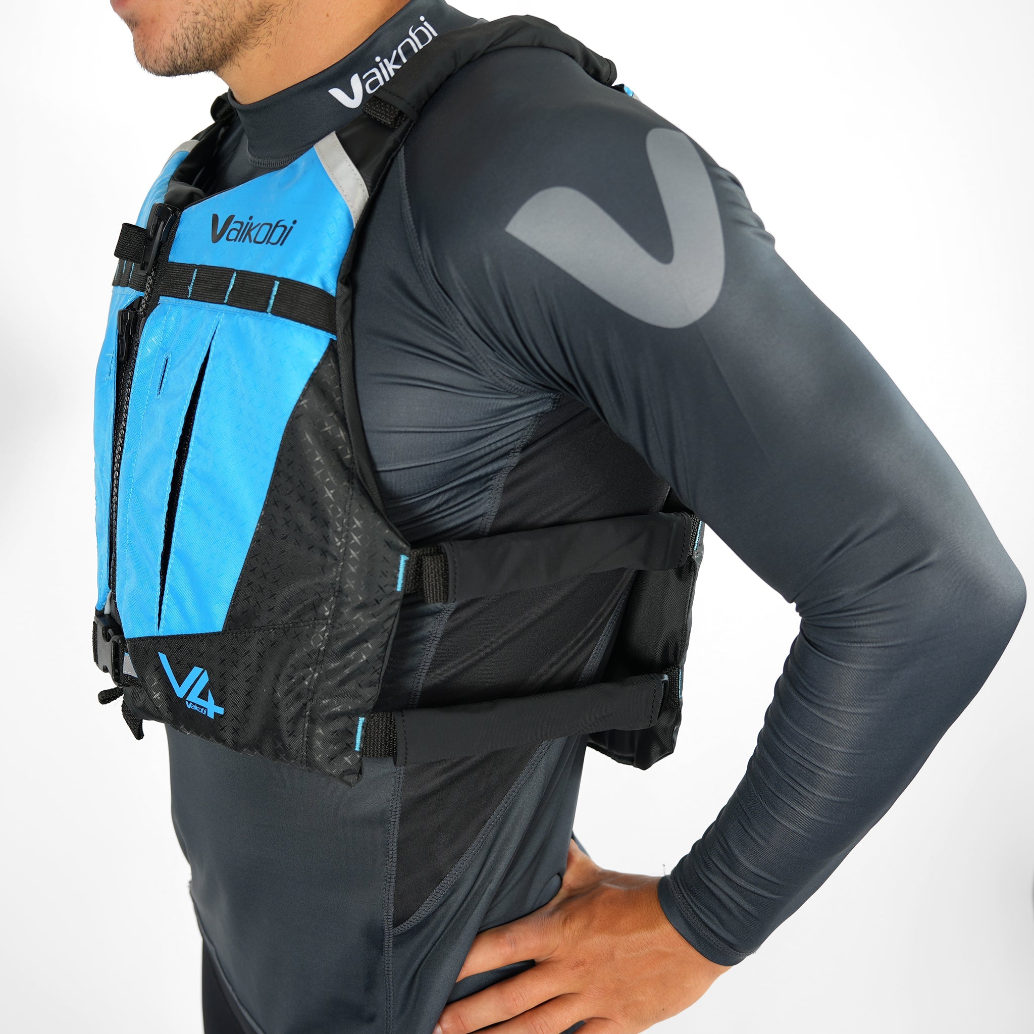 V4 Ocean Racing PFD Life Jacket - Cyan