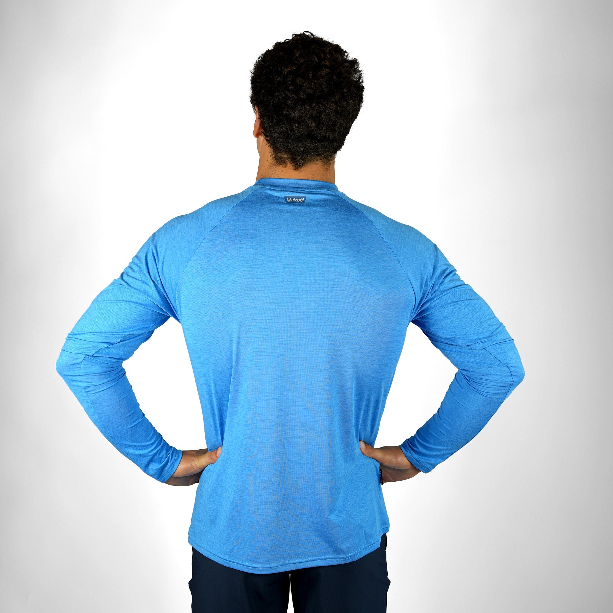UV Ocean Tech Long Sleeve Tee - Cyan