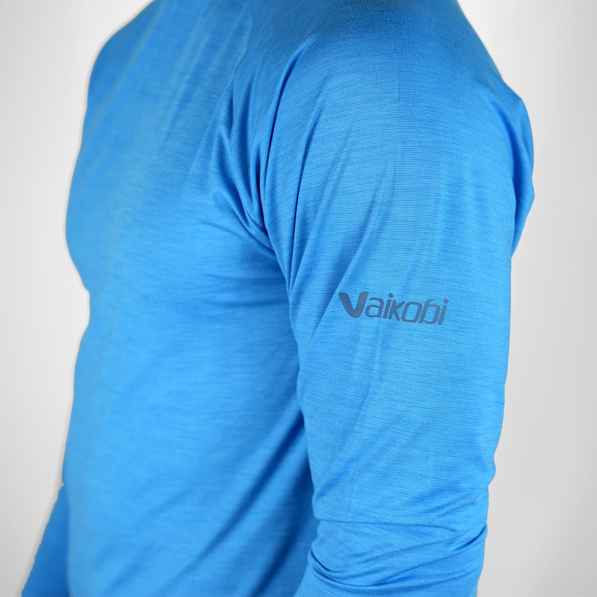 UV Ocean Tech Long Sleeve Tee - Cyan