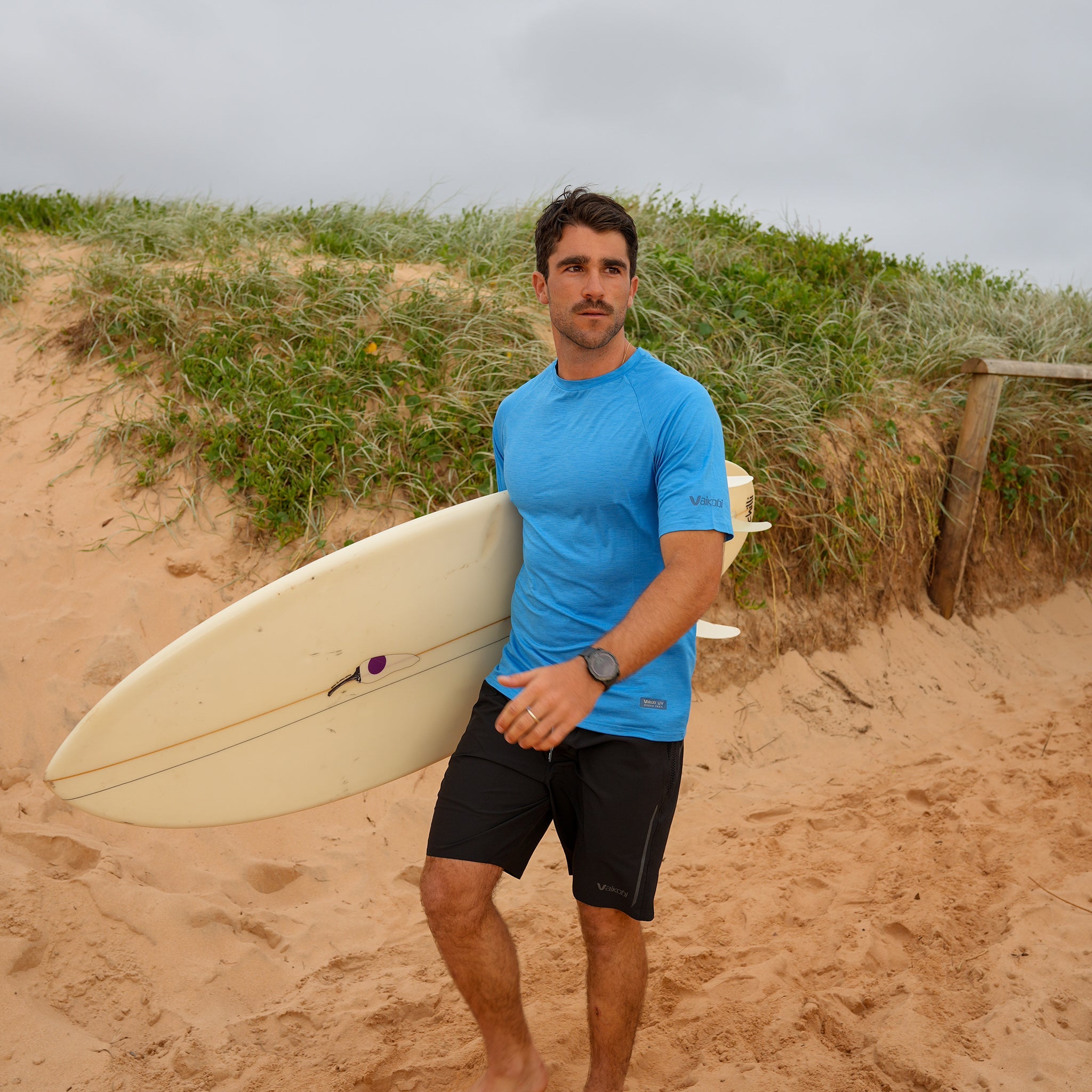 UV Ocean Tech Short Sleeve Tee - Cyan