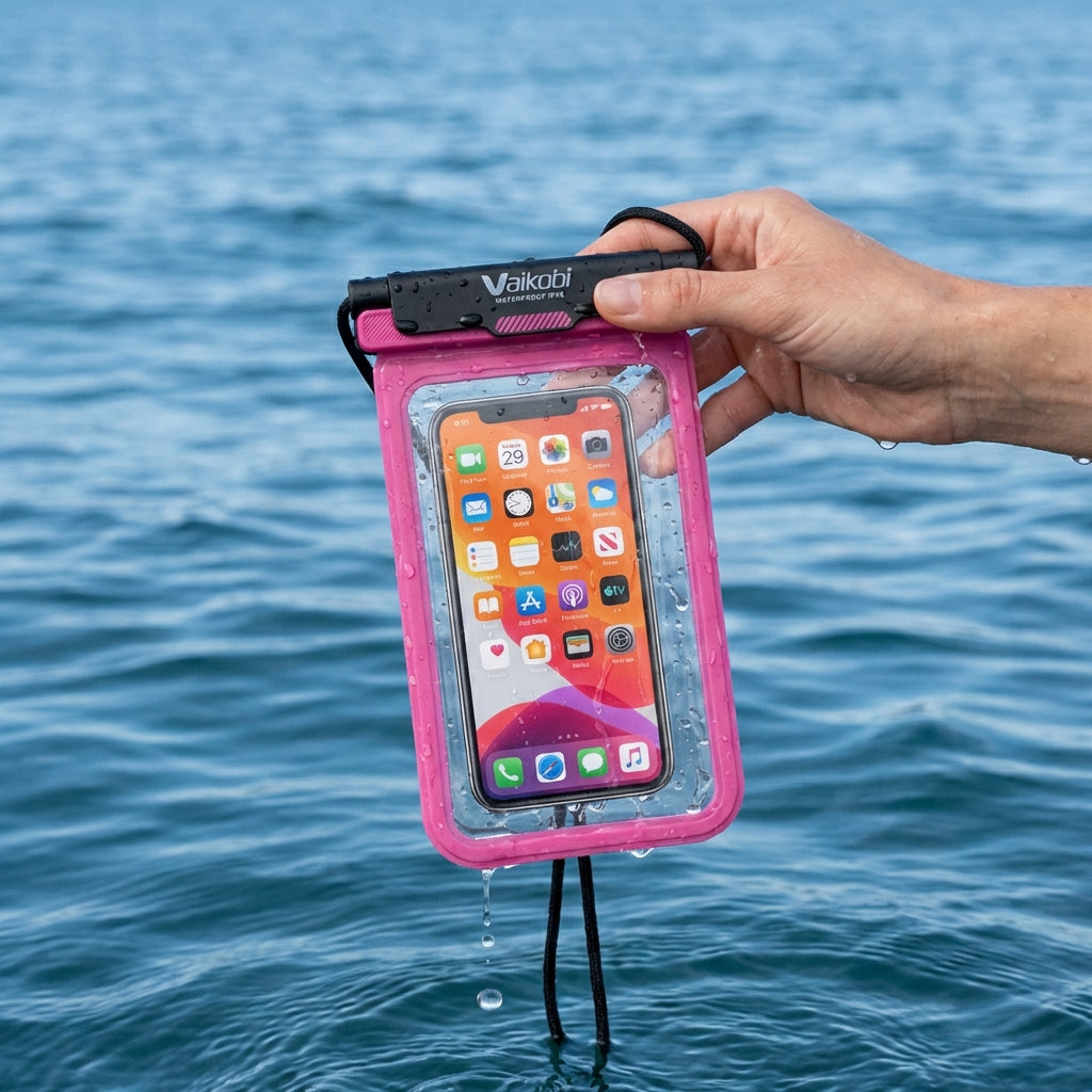 Waterproof Phone Case - Pink