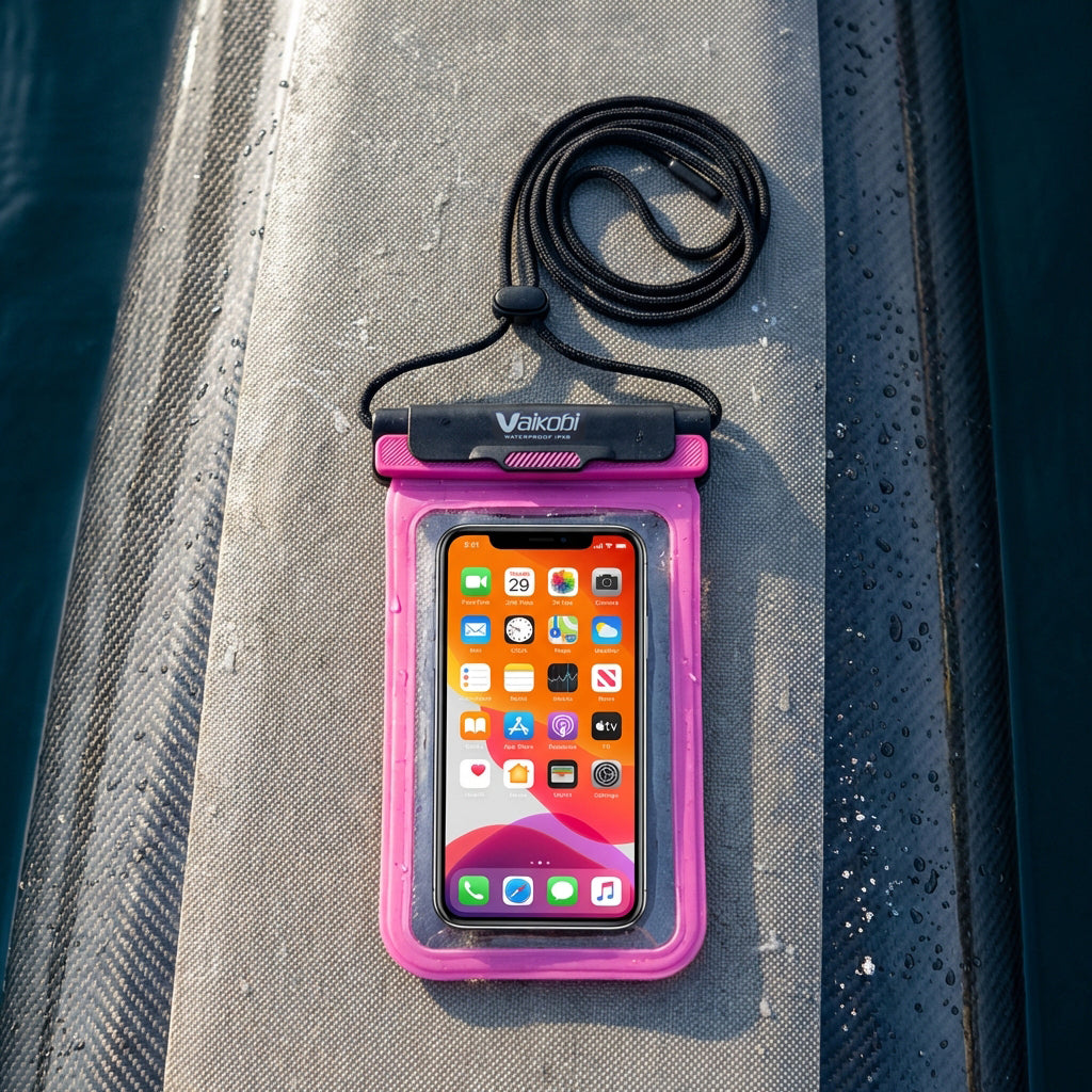 Waterproof Phone Case - Pink